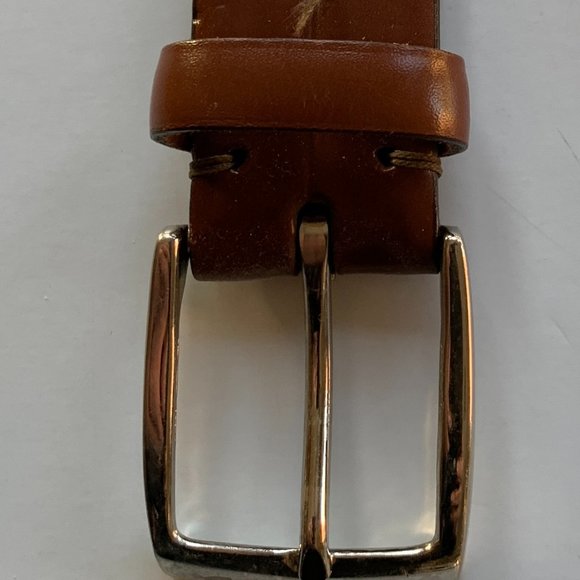 ITALIAN Men's LEATHER BELT Made in Italy Sz 40 - Picture 11 of 13
